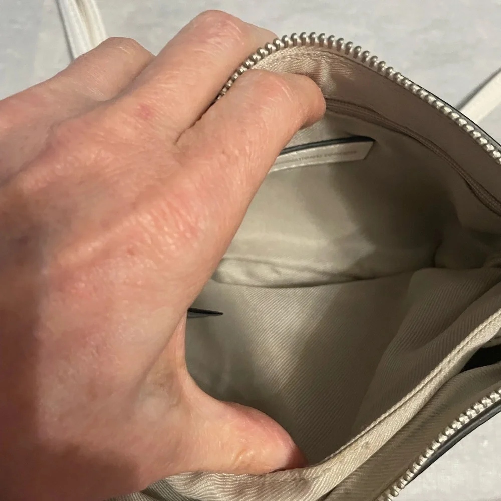 INC International Concepts Elegant White Crossbody Bag